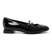 Mary Jane Ballerina Schoenen AGL , Black , Dames