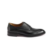 Rapid Oxford Antique Caviar Calf Testoni , Black , Heren