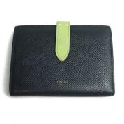 Pre-owned Leather wallets Celine Vintage , Green , Dames