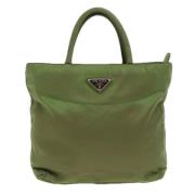 Pre-owned Fabric prada-bags Prada Vintage , Green , Dames