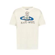 Antiwaste Classic T-Shirt in wit Vivienne Westwood , White , Heren