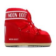 Sneeuwlaarzen Icoon Laag Nylon Moon Boot , Red , Dames