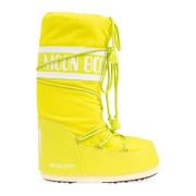 Sneeuwlaarzen icoon nylon Moon Boot , Yellow , Dames