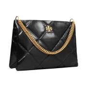 Diamond Quilt Hobo Tas Tory Burch , Black , Dames