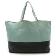 Pre-owned Leather shoulder-bags Celine Vintage , Green , Dames