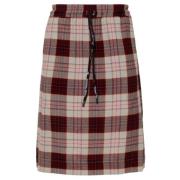 Rode Geruite Kilt Rok Vivienne Westwood , Red , Dames