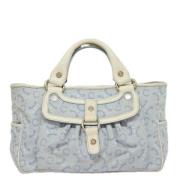 Pre-owned Canvas handbags Celine Vintage , Blue , Dames