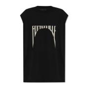 T-shirt Tarp Rick Owens , Black , Heren