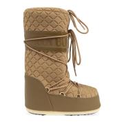 Sneeuwlaarzen icoon quilt Moon Boot , Beige , Dames