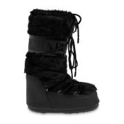 Sneeuwlaarzen 'Icon Faux Fur' Moon Boot , Black , Dames