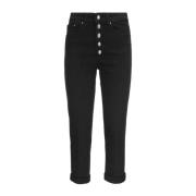 Trendy Koons Jeans Dondup , Black , Dames