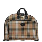 Pre-owned Canvas travel-bags Burberry Vintage , Beige , Dames