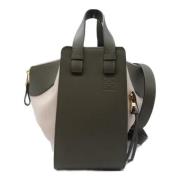 Pre-owned Leather shoulder-bags Loewe Pre-owned , Green , Dames