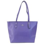 Pre-owned Plastic handbags Coach Pre-owned , Purple , Dames