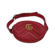 Pre-owned Leather gucci-bags Gucci Vintage , Red , Dames