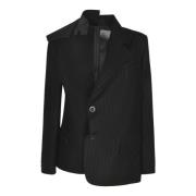 Zwarte Jassen voor Vrouwen Sacai , Black , Dames