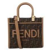 Canvas totes Fendi , Brown , Dames