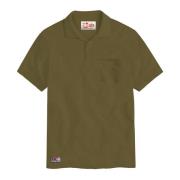 Groene T-shirts en Polos MC2 Saint Barth , Green , Heren