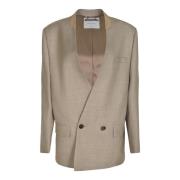 Stijlvolle Jassen voor Modeliefhebbers Moschino , Beige , Dames