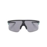 Zwarte Shield Zonnebril Prizm Lens Oakley , Black , Unisex