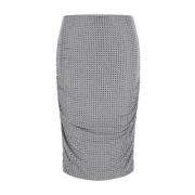 Jersey Full Grijze Rok Pinko , Gray , Dames