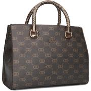 Elegante Boston Bag met Print Liu Jo , Brown , Dames