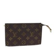 Pre-owned Canvas pouches Louis Vuitton Vintage , Brown , Dames