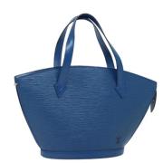 Pre-owned Leather louis-vuitton-bags Louis Vuitton Vintage , Blue , Da...