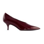 Bordeaux leren pumps met hak Guglielmo Rotta , Red , Dames