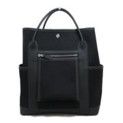 Pre-owned Leather handbags Hermès Vintage , Black , Dames