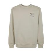 Slogan Sweatshirt Mastic Drole de Monsieur , Beige , Heren