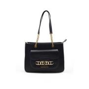 Iconische Schoudertas met Ritssluiting Love Moschino , Black , Dames