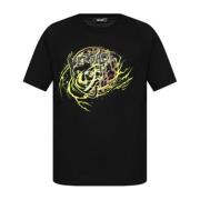 T-shirt met print Versace , Black , Heren