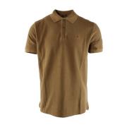 Resist Dyed Polo Shirt Bruin Heren C.p. Company , Brown , Heren