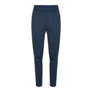 Midnight Marine Slim Fit Broek Kaffe , Blue , Dames