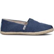 Blauwe Classic Rope Sole Espadrilles Toms , Blue , Dames