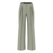 Groene Herringbone Jurkbroek Marc Cain , Green , Dames