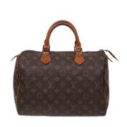 Pre-owned Canvas louis-vuitton-bags Louis Vuitton Vintage , Brown , Da...