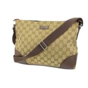 Pre-owned Canvas gucci-bags Gucci Vintage , Brown , Dames