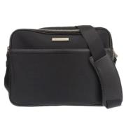 Pre-owned Fabric shoulder-bags Burberry Vintage , Black , Dames