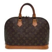 Pre-owned Canvas louis-vuitton-bags Louis Vuitton Vintage , Brown , Da...