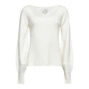 Witte Sweater Collectie Loulou Studio , White , Dames