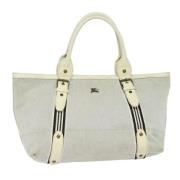 Pre-owned Canvas totes Burberry Vintage , Beige , Dames