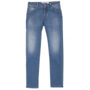 Super Slim Jeans Nick Jacob Cohën , Blue , Heren