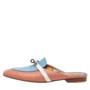 Pre-owned Leather sandals Hermès Vintage , Pink , Dames