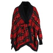 Pre-owned Polyester outerwear Balmain Pre-owned , Red , Dames