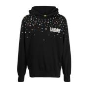 Klassieke Hoodie Barrow , Black , Heren