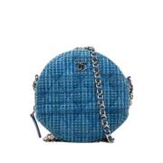 Pre-owned Fabric chanel-bags Chanel Vintage , Blue , Dames