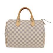 Pre-owned Canvas louis-vuitton-bags Louis Vuitton Vintage , Beige , Da...