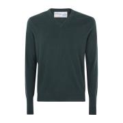 Glas V Neck Pullover Ballantyne , Green , Heren